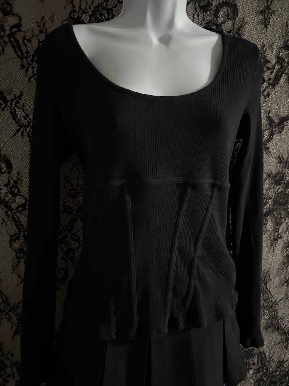 GUESS Originals Eco Corset Long Sleeve Top